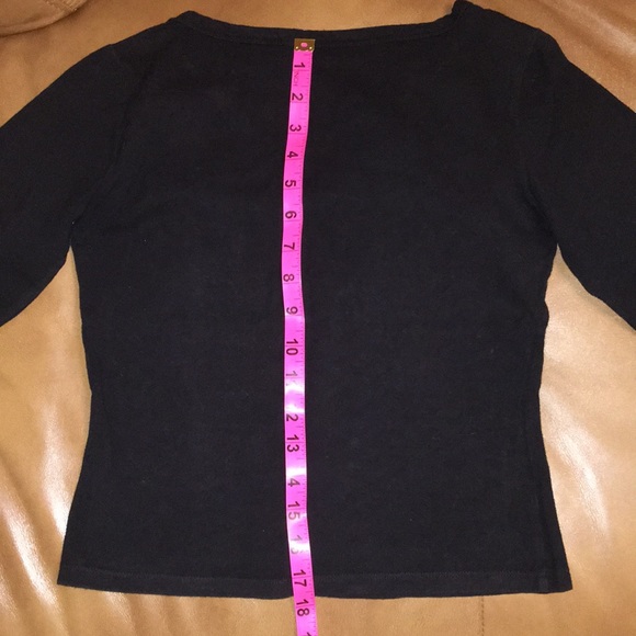 Ideology shirt tank top 3/4 sleeves vintage from early 2000s 95% cotton XS - Picture 8 of 9